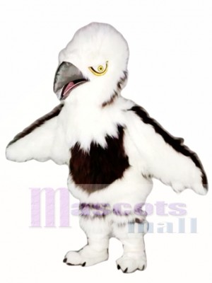 Pájaro blanco Disfraz de mascota
