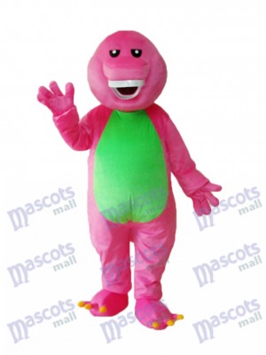 Barney rosa Adulto Disfraz de mascota