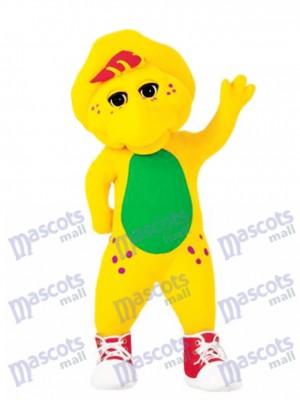 Funny Barney Baby Bop Bj Yellow Male Protoceratops Mascot Costume