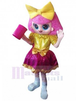 Muñeca Glitter Queen Disfraz de mascota