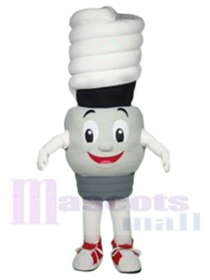 La bombilla CFL Charlie disfraz de mascota