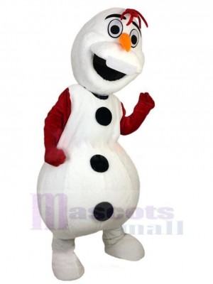 Monigote de nieve disfraz de mascota
