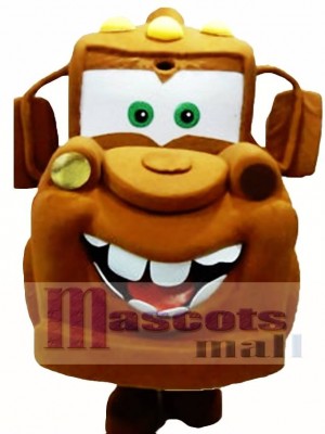 Coches de dibujos animados Tow Mater Disfraz de mascota