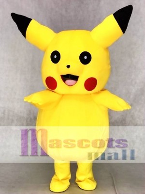 Listo para enviar Pikachu de dibujos animados japoneses Disfraz de mascota