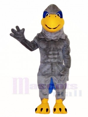 Halcón gris Disfraz de mascota