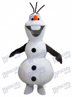 Muñeco de nieve Frozen Olaf Disfraz de mascota Dibujos animados