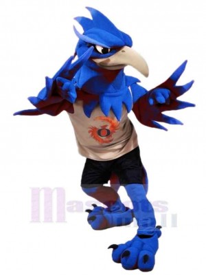 Fénix azul Disfraz de mascota