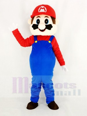 Super Mario Bros con abrigo rojo Disfraz de mascota