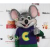 Chuck E. Cheese Disfraz de mascota Ratón Comida rápida Promoción