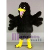 Cuervo de peluche negro Disfraz de mascota