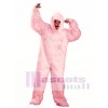 Amo el mono gorila rosado Disfraz de mascota