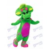 Barney Baby Bop Triceratops verde Disfraz de mascota