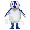Pingüino azul y blanco Disfraz de mascota