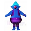 Trolls grandes gordos azules Disfraz de mascota