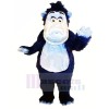 Gorila azul fuerte Disfraz de mascota