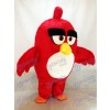 Linda animación de pájaro rojo Disfraz de mascota Animal