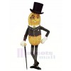 Mr Peanut guapo con sombrero Disfraz de mascota