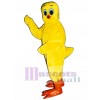 Pájaro canario amarillo Disfraz de mascota