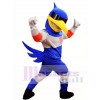 Pájaro azul con gafas de sol Disfraz de mascota