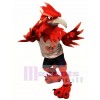 Fénix rojo Disfraz de mascota