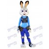 Zootopia Judy Hopps Conejito de la policía Disfraz de mascota Dibujos animados