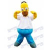 Padre Simpson Hombre amarillo Disfraz de mascota
