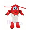 Avión jet rojo Jett Disfraz de mascota
