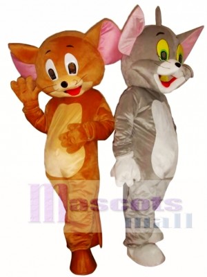 Jerry Mouse o Tom Cat Disfraz de mascota