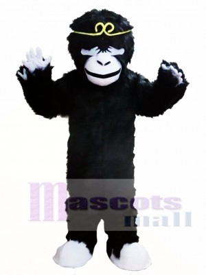 Orangután negro Disfraz de mascota