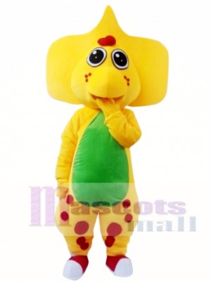 Popular dinosaurio Barney adulto Disfraz de mascota