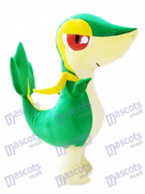 Snivy Tsutaaja Serpiente de hierba Pokémon Go Disfraz de mascota Dibujos animados