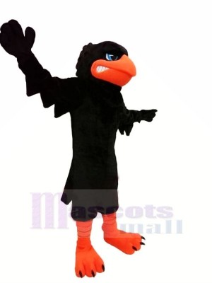 Cuervo negro Disfraz de mascota