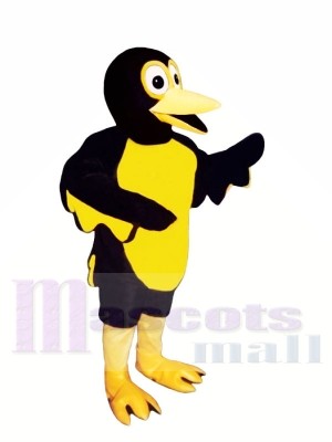 Pájaro cuco amarillo y negro Disfraz de mascota