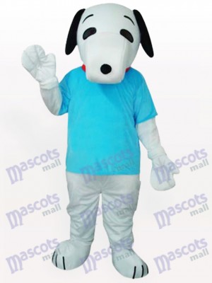 Snoopy Perro en camiseta azul Disfraz de mascota