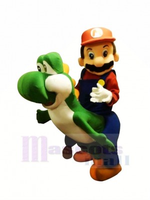 Divertido Mario Yoshi Disfraz de mascota