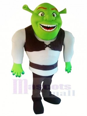 Shrek divertido Disfraz de mascota