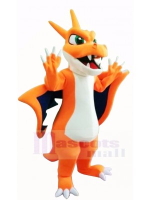 Lindo Dragón De Fuego Naranja Pokemon Go Disfraz de mascota
