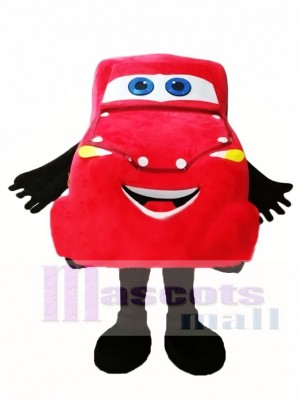 Coches de dibujos animados Rayo McQueen Disfraz de mascota