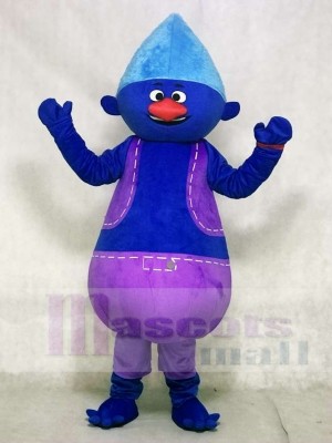Trolls grandes gordos azules Disfraz de mascota