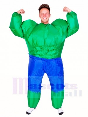 Superhéroe Músculo Increíble Hulk Traje inflable