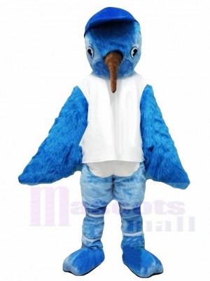 Pájaro azul Disfraz de mascota