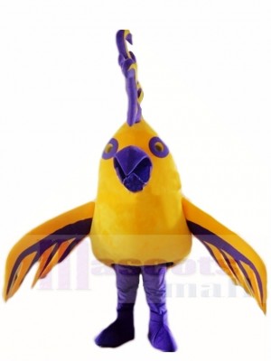 Lindo fénix amarillo Disfraz de mascota