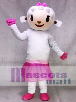 Vestido rosa Sheep Lambie de Dr Doc Mcstuffins Disfraz de mascota