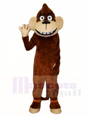 Mono marrón Disfraz de mascota