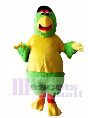 Loro verde Disfraz de mascota
