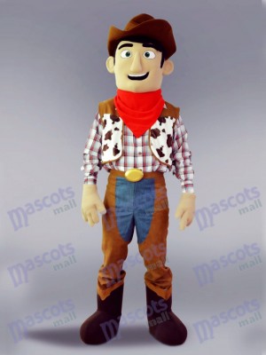 Vaquero Personaje animado Disfraz de mascota