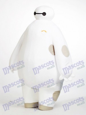 Robot blanco Gran heroe 6 Baymax Disfraz de mascota Dibujos animados