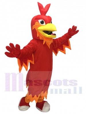 Fénix rojo Disfraz de mascota
