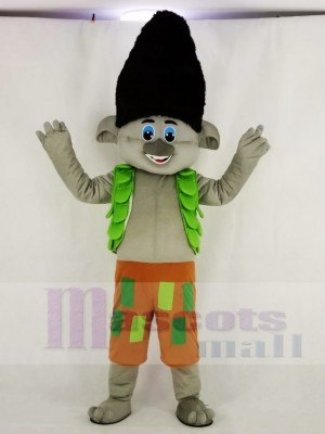 Trolls Boy Elf con chaleco verde Disfraz de mascota