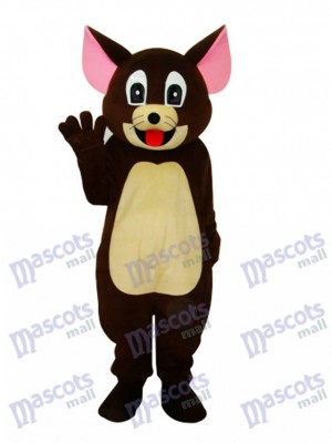 Rata Jerry marrón Disfraz de mascota Dibujos animados